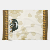 Australischer Schäfer-Schwarz-Tri Welpen-~Tan Handtuch (Horizontal)