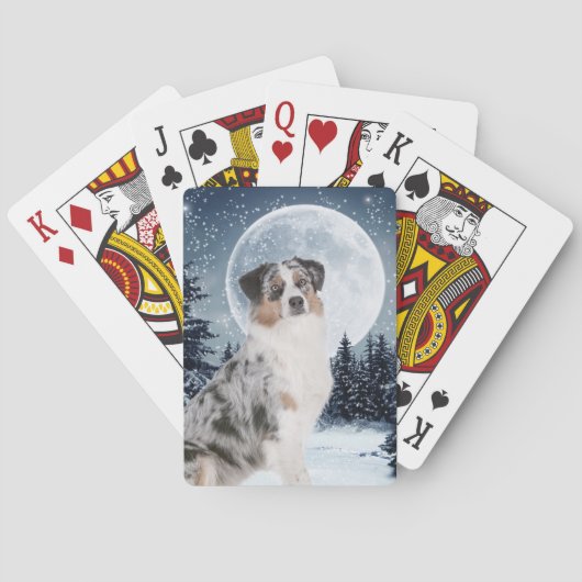 Australischer Schäfer-Spielkarten Spielkarten (Rückseite)