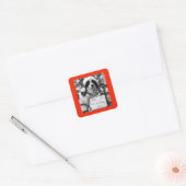 AUSTRALISCHER SCHÄFER SQUARE-Aufkleber Quadratischer Aufkleber (Umschlag)