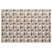 Australischer Schäfer-Welpe und Border-Collie Stoff (Fat Quarter (45,7 x 55,9 cm))
