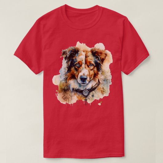 Australischer Schäferhund 1 T-Shirt (Design vorne)