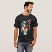 Australischer Schäferhund 1 T-Shirt (Vorne ganz)