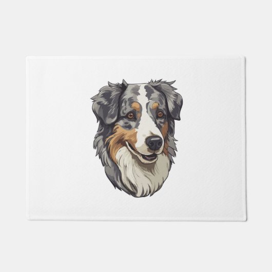 Australischer Schäferhund 3 Fußmatte (Vorderseite)