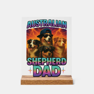 Australischer Schäferhund Acrylschild