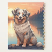 Australischer Schäferhund am See Planer (Rückseite)