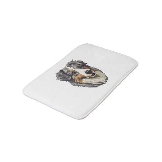 Australischer Schäferhund Badematte (Schrägansicht)