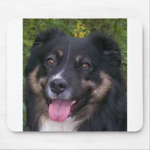 Australischer Schäferhund Black Tri Mousepad