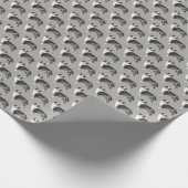 Australischer Schäferhund Blue Merle Wrapping Pape Geschenkpapier (Ecke)