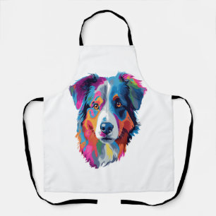 Australischer Schäferhund Bunt Schürze