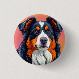 Australischer Schäferhund Button