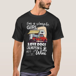 Australischer Schäferhund Camping Outdoor Wandern  T-Shirt