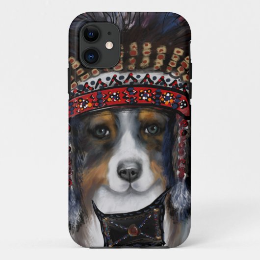 AUSTRALISCHER SCHÄFERHUND Case-Mate iPhone HÜLLE (Rückseite)