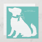 Australischer Schäferhund Dankeskarte (Vorne/Hinten)