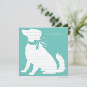 Australischer Schäferhund Dankeskarte (Stehend Vorderseite)