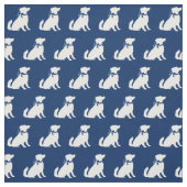 Australischer Schäferhund Dog Aussie Pet Navy Blue Stoff (Muster)