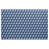 Australischer Schäferhund Dog Aussie Pet Navy Blue Stoff (Fat Quarter (45,7 x 55,9 cm))