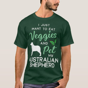 Australischer Schäferhund Dog Cigar Liebhaber Gebu T-Shirt