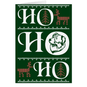 Australischer Schäferhund Dog Ugly Christmas Ho Ho