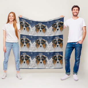 Australischer Schäferhund Fleecedecke