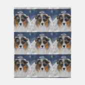 Australischer Schäferhund Fleecedecke (Vorderseite)