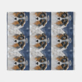 Australischer Schäferhund Fleecedecke (Vorderseite (Horizontal))