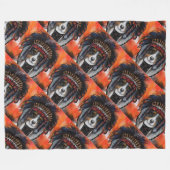 AUSTRALISCHER SCHÄFERHUND FLEECEDECKE (Vorderseite (Horizontal))
