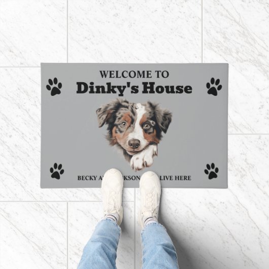 Australischer Schäferhund Fußmatte (Indoor)