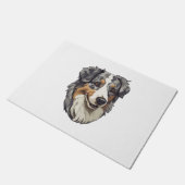 Australischer Schäferhund Fußmatte (Schrägansicht)