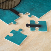 Australischer Schäferhund gegenüber Jigsaw Puzzle (Seite)