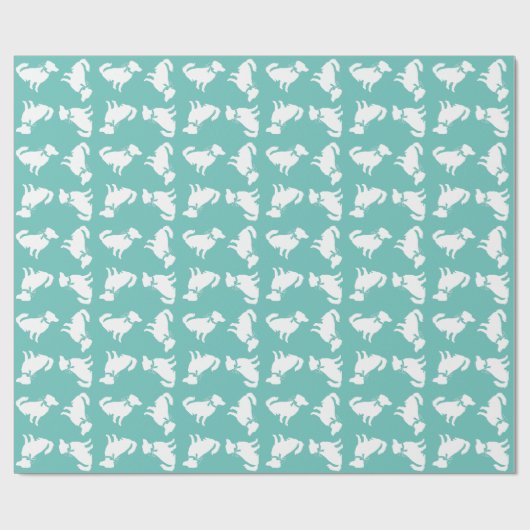 Australischer Schäferhund Geschenkpapier (Flach)