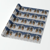 Australischer Schäferhund Geschenkpapier (Ungerollt)