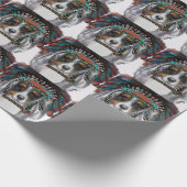 Australischer Schäferhund Geschenkpapier (Ecke)