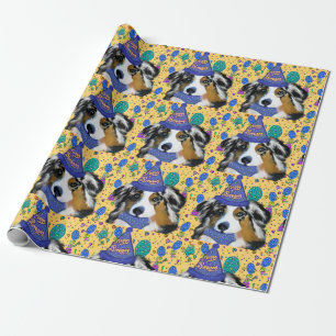 AUSTRALISCHER SCHÄFERHUND GESCHENKPAPIER