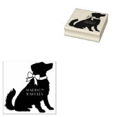 Australischer Schäferhund Gummistempel (Stempel)