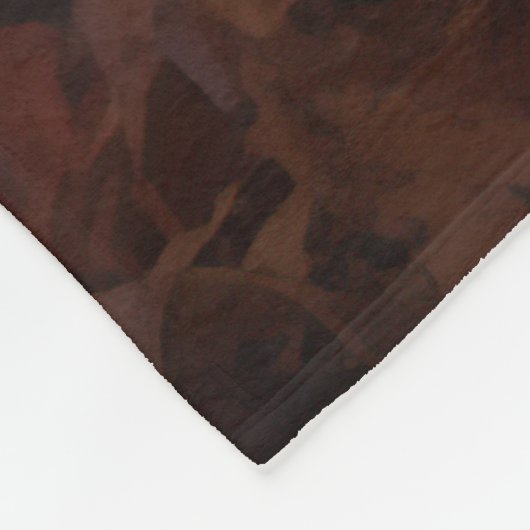 Australischer Schäferhund Halloween Beängstigend Fleecedecke (Ecke)