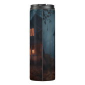 Australischer Schäferhund Halloween Beängstigend Thermosbecher (Rückseite)