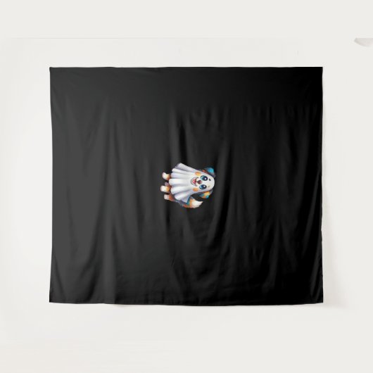 Australischer Schäferhund Halloween Costume Party  Wandteppich (Vorderseite (Horizontal))