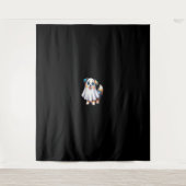 Australischer Schäferhund Halloween Costume Party  Wandteppich (Vorderseite)