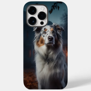 Australischer Schäferhund Halloween Gruselig Case-Mate iPhone 14 Pro Max Hülle