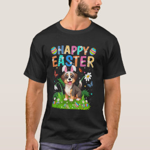 Australischer Schäferhund Happy Ostern Eierjagd Os T-Shirt