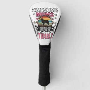 Australischer Schäferhund Haustierliebhaber Vintag Golf Headcover