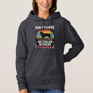 Australischer Schäferhund Haustierliebhaber Vintag Hoodie