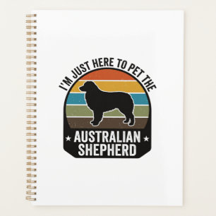 Australischer Schäferhund Haustierliebhaber Vintag Planer