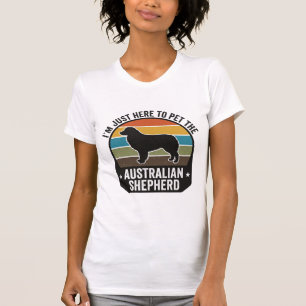 Australischer Schäferhund Haustierliebhaber Vintag T-Shirt