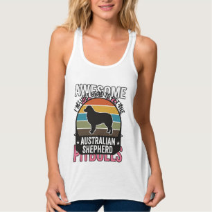 Australischer Schäferhund Haustierliebhaber Vintag Tank Top