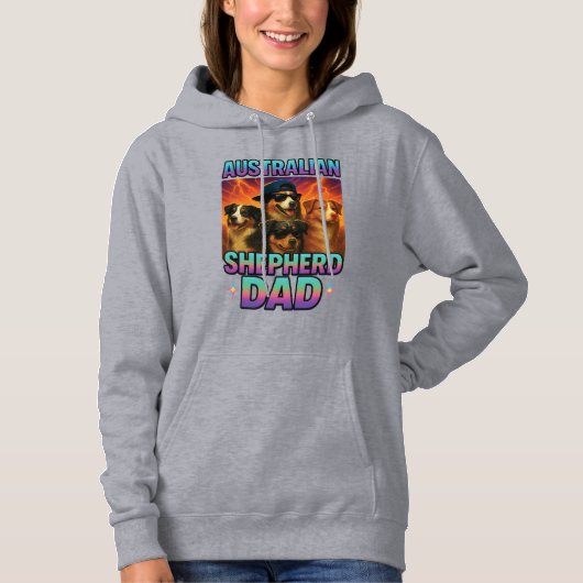 Australischer Schäferhund Hoodie (Vorderseite)