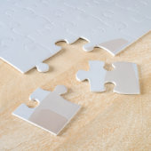 Australischer Schäferhund Hund im Schnee Weihnacht Puzzle (Seite)