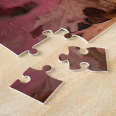 Australischer Schäferhund im Herbstfall Inspiriert Puzzle (Seite)