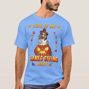 Australischer Schäferhund in Pumpkin Das ist mein  T-Shirt