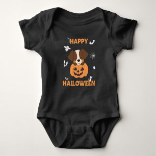 Australischer Schäferhund in Pumpkin Niedlich Happ Baby Strampler